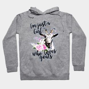 Just a girl who loves goats Hoodie